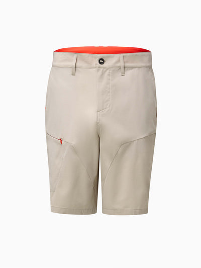 CHPT3 Mens Tech Shorts in Stone Colour Front View #color_stone