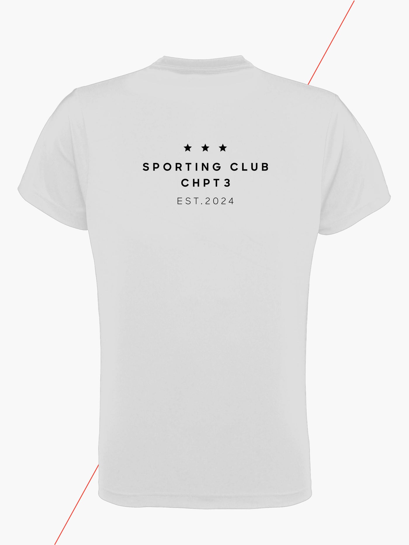 Sporting Club Men's Dry Fit T-Shirt - White