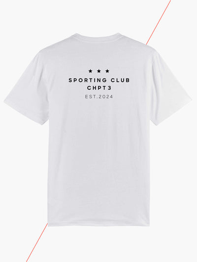 Sporting Club Men's Midweight T-Shirt - White