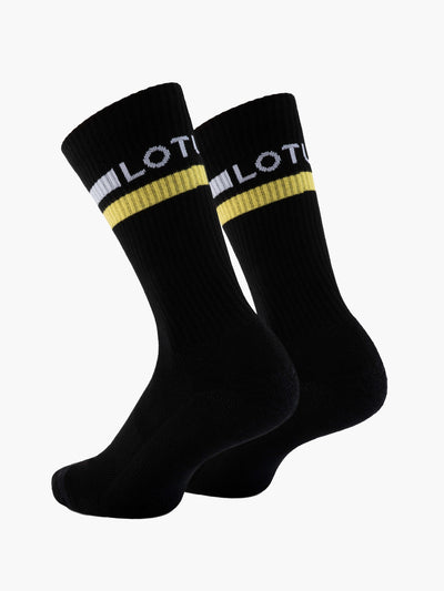 Lotus by CHPT3 cotton tube sock #colour_black