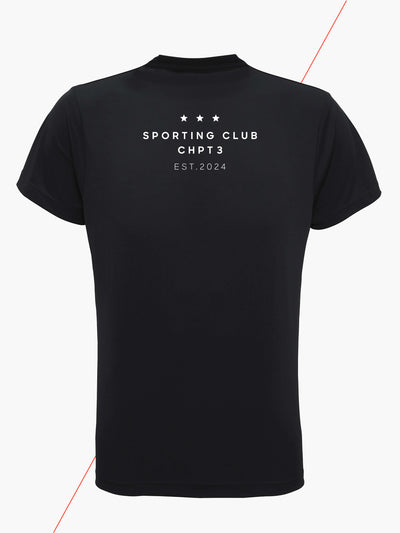 Sporting Club Men's Dry Fit T-Shirt - Black