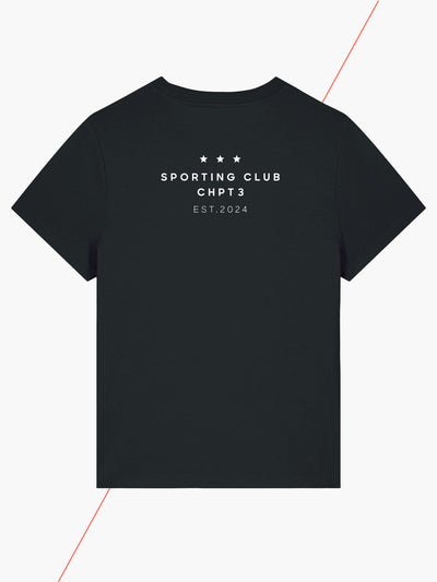 Sporting Club Women's Midweight T-Shirt - Black