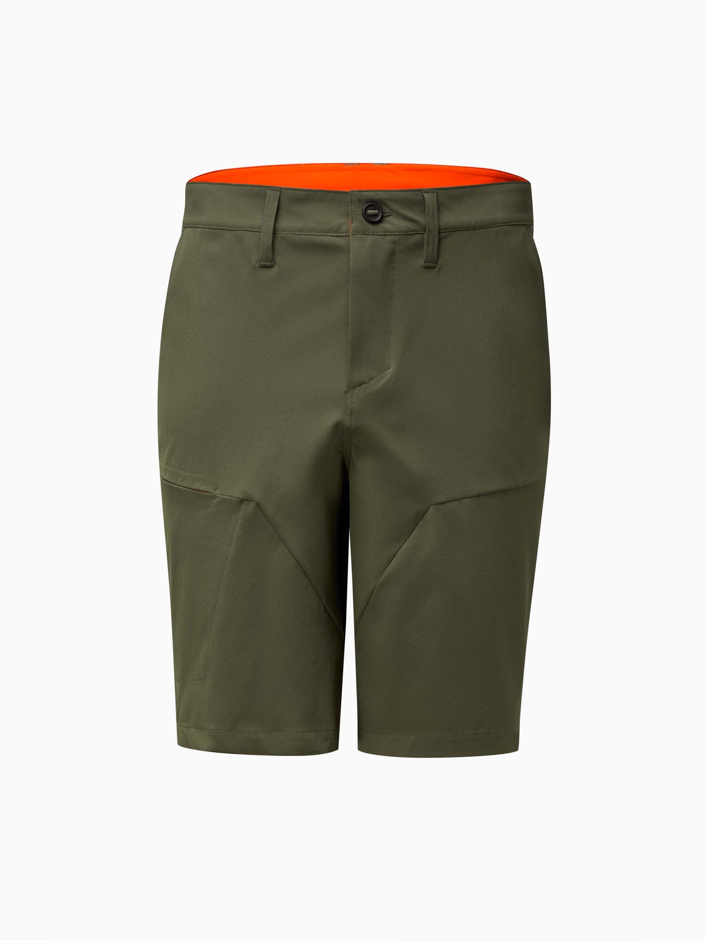 CHPT3 Mens Tech Shorts in Green Colour Front View #color_forest-green