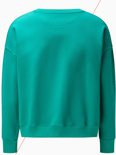 CHPT3 x Community Clothing Women's Drop Shoulder Sweater - Emerald Green