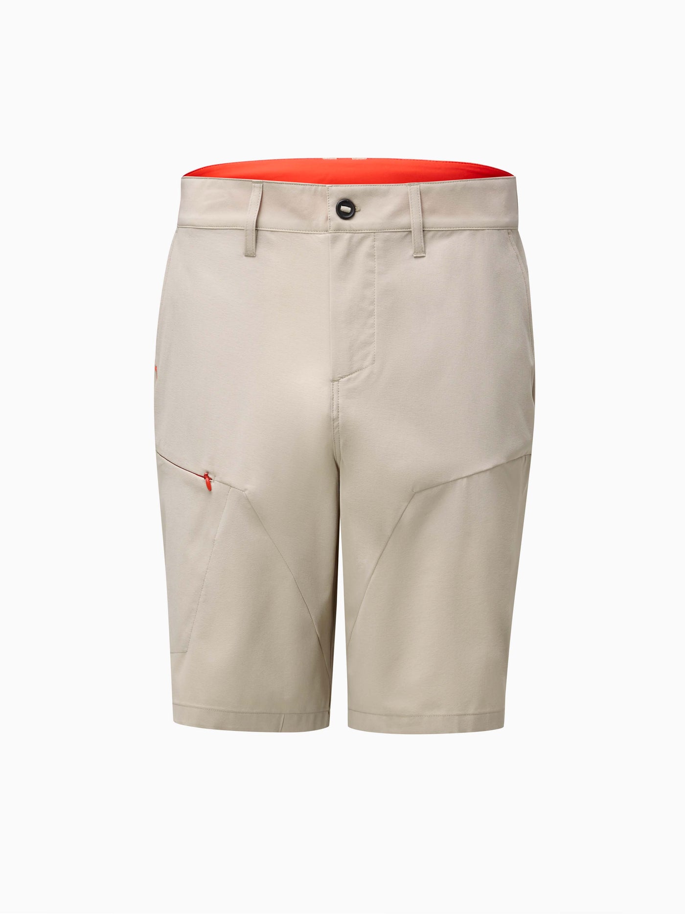 CHPT3 Mens Tech Shorts in Stone Colour Front View #color_stone
