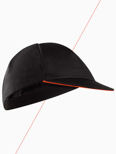CHPT3 cotton cycling cap in Black #color_carbon-black