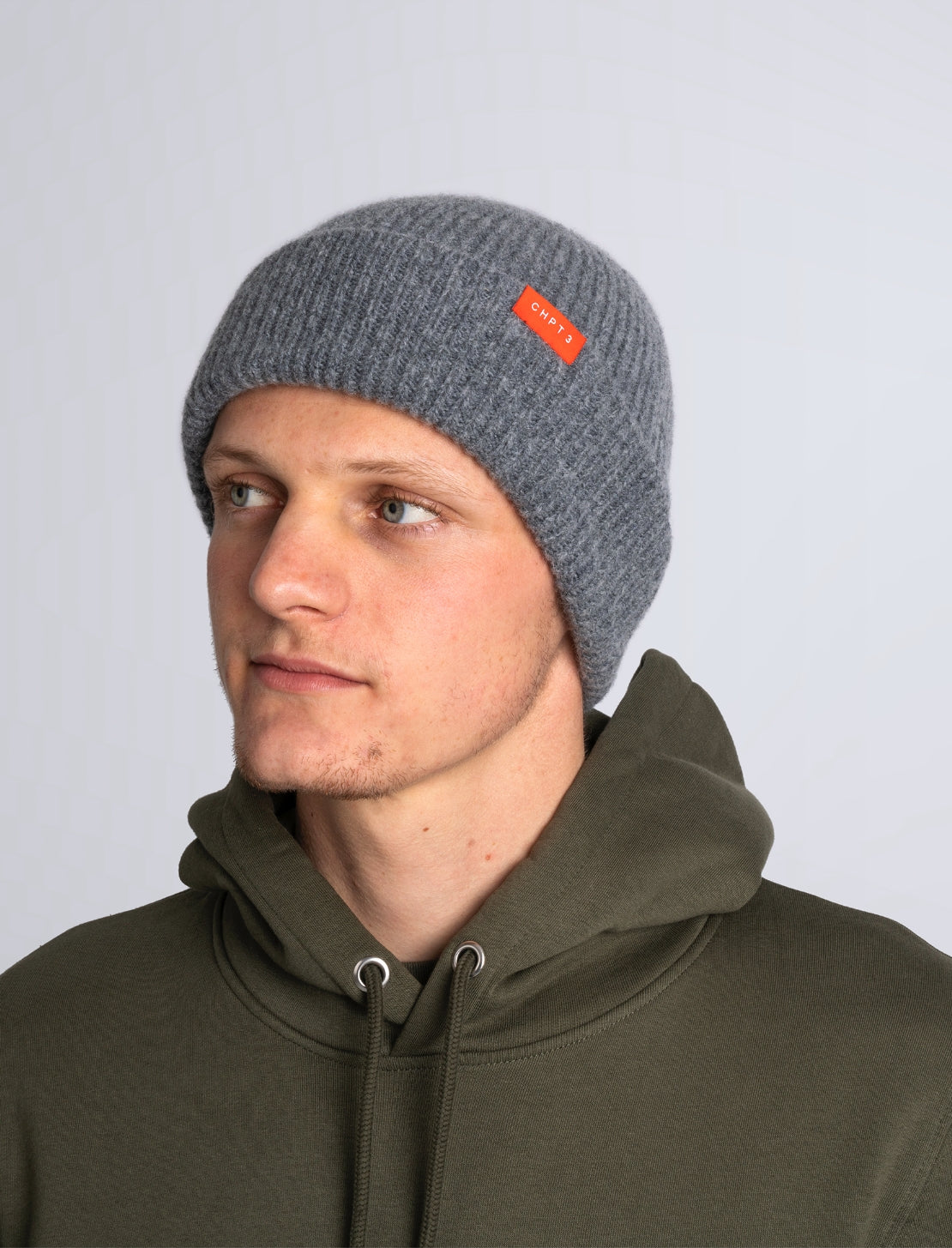 CHPT3 Lambswool Beanie in Harbour Grey #color_harbour-grey